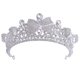 thumbnail image 1 of KAKOWELY Tiara de diamantes de imitación brillantes para vestido de novia, tiara de novia, regalos de despedida de soltera para damas de honor y novias, 1 of 4
