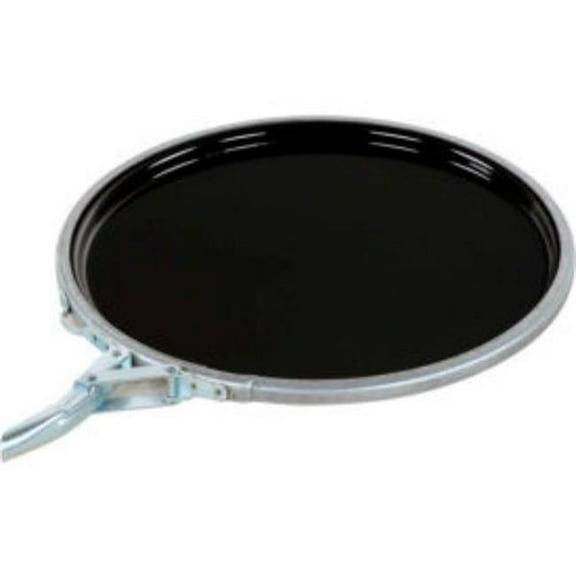 Vestil Manufacturing 987441 UN Rated Lid LID-STL-LL-UN with Lever Lock for 5 gal Open Head Steel Pail - Black