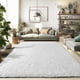 thumbnail image 2 of Alfombra Merelax Suave de Peluche Esponjoso 152x244 cm Marfil, 2 of 7