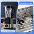 thumbnail image 5 of Behome Blender with Grinder, Stepless Speed & 4 Functions, 1200W Blender for Smoothies with 50 Oz Glass Jar, Self-Cleaning Blenders for Kitchen, Black, 5 of 8