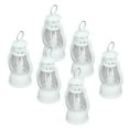 thumbnail image 1 of Vintag Lamp, 9x6cm Battery Powered Warm Light Electric Lantern 6pcs  For Room White, 1 of 8