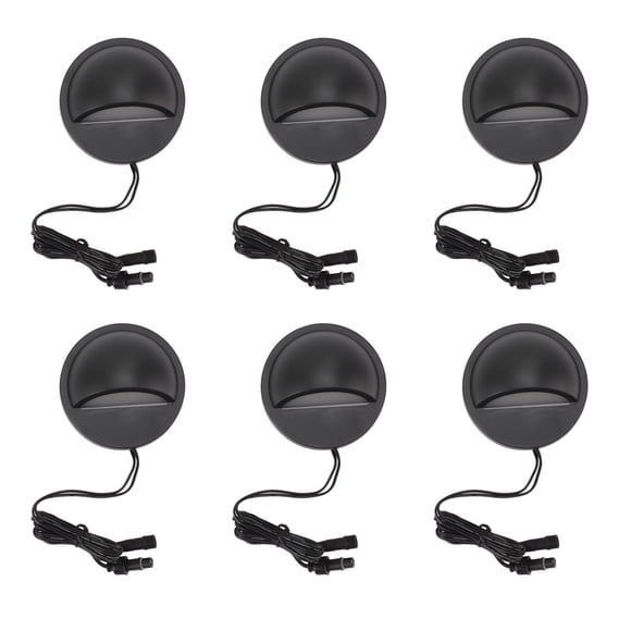 Landscape Step Stair Lights, Low Voltage Deck Lights Warm White IP67 Waterproof Aluminum Alloy and ABS for Parks