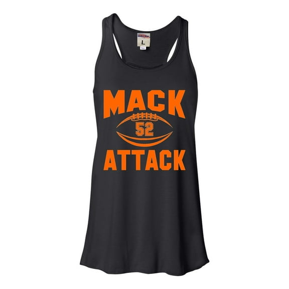 Womens Mack Attack Flowy Racerback Tank Top T-Shirt