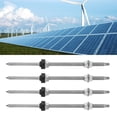 thumbnail image 4 of Double Head Wood Screw, Simple Structure PV Bracket Double Head Screw 4PCS Stainless Steel  For Installation, 4 of 8