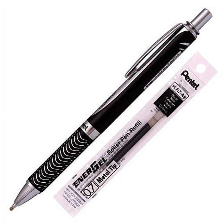 Pentel Energel Alloy RT Gel Pen Medium Point Metal Tip