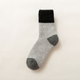 thumbnail image 2 of sususu Black Fuzzy Socks,Abs Stopper Socks 1 Pair Wool Socks Winter Socks Norwegian Socks With Inner Cloth Unisex, 2 of 3