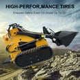 thumbnail image 3 of 23HP Mini Skid Steer Loader 739cc GAS Engine, Dual-cylinder, MMS Multi-functional Stand-On Mini Skid Steer Parallel Track Loader with Bucket, 3 of 9