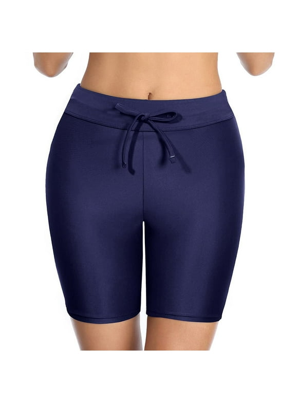 Womens Boy Short Swim Bottoms