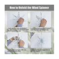 thumbnail image 2 of 4 Pack 8 Inch Sublimation Wind Spinner Blanks 3d Aluminum Metal Wind Sculpture Kinetic Spinners For -AQ, 2 of 5