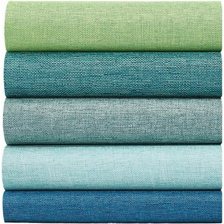 10 Sheets 13.7x11.8Inch Linen Book Cloth Cover 5 Color for A5-A8 Books Binding Fabric Surface Paper Backed Bookcover Archival Bookbinding Supplies Reusable Protector Soft