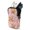 Capybara Print Pink, variant on SEANATIVE Double Glasses Case Soft Portable 2 Compartment Eyeglass Sunglasses Pouch Portable Travel Eyewear Organizer Travel Eyeglasses Holder Bag with Zipper, Zebra Stripe