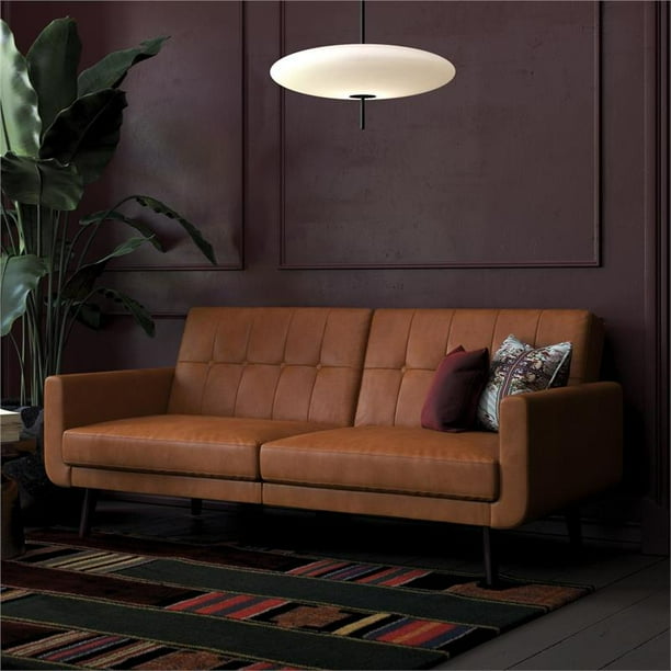 Nia pin top tufted convertible sofa