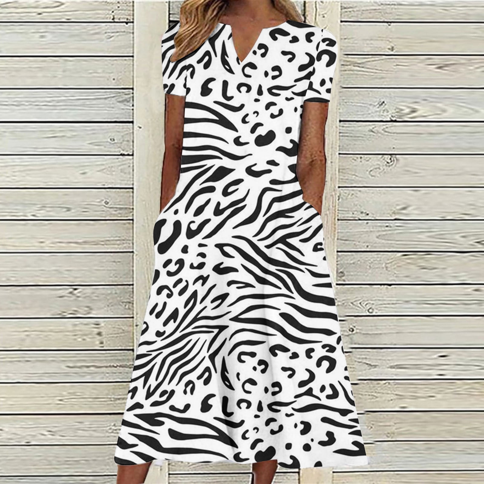 TIANEK Ladies Midi Spring Mother's Day Indian Skims Dupes 2023 Dress