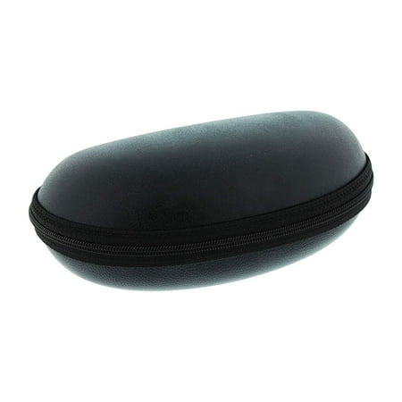 - Extra Large Zip Up Eyeglass Case For Men & Women, Fits 2 Pairs Of Glasses, Black