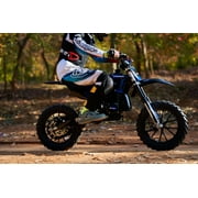 MotoTec Thunder 50cc 2-Stroke Kids Gas Dirt Bike Green