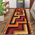 thumbnail image 2 of 2x6 FT Kitchen Runner Rugs Non Skid Washable, Faux Wool Rug Runners for Hallways Bathroom Carpet Runner, Soft Indoor Modern Floor Rug for Entryway Laundry Room, 2 of 11