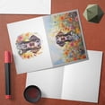 thumbnail image 4 of Welcome Spring Summer German Shorthaired Pointer Portrait Flower Blue Sky 7x5in Folded Greeting Card GSP Lover Dog Gift Single Note Card with Envelope - 12001, 4 of 5