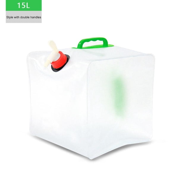 Termos para agua Bolsa de agua plegable, contenedor de agua portátil de gran capacidad, cubo para hervidor de agua (15L)