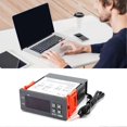 thumbnail image 3 of Thermostat Switch Cooling Heating Adjustable Alarm Function Digital Temperature Switch 110V?220V Black, 3 of 4