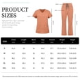 thumbnail image 6 of VIAOLI Women's Medical Scrubs Set - Quick Dry V-Neck Top with Pants, Multiple Pockets, Adjustable Drawstring, 10 colors, 6 of 6