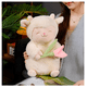 thumbnail image 5 of Peluche Corderito Con Tulipán 25 Cm Malubero BLANCO, 5 of 5