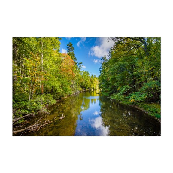 The Linville River - North Carolina Photography Unframed Wall Art Print 5 x 7 inches