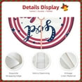 thumbnail image 5 of Bingfone Christmas Tree Skirt Mat Christmas Decoration Interior 48"-God Bless America Patriotic Star, 5 of 8