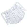 thumbnail image 5 of RENACLIPY White Waist Apron Polyester Ruffled Design Pockets for Festival Cooking, 5 of 8