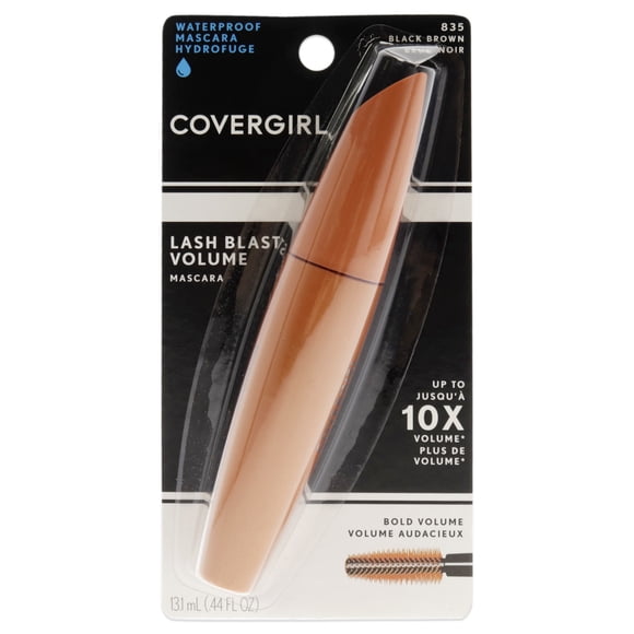 CoverGirl Máscara Máscara de pestañas resistente al agua Lash Blast Volume - 835 Black Brown 0.44 oz Covergirl Máscara 0.44 oz