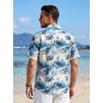 thumbnail image 6 of Men's Hawaiian Shirt Short Sleeve Button Down Shirts Summer Tropical Holiday Beach Vacation Shirts, 6 of 10