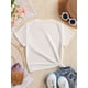 thumbnail image 2 of Colorful joyful Face Graphic Girls' Summer T-Shirt - Soft, Breathable Short-Sleeve Top with Round Neck, Regular Fit, Cotton, Perfect for Casual Wear, 2 of 7