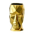 thumbnail image 2 of Jarrón de flores,Adorno de jarrón con forma de cabeza humana abstracta geométrica,Jarrón de cerámica nórdica,artesanía artística moderna,Figura Estatua Escultura delicada, 2 of 8