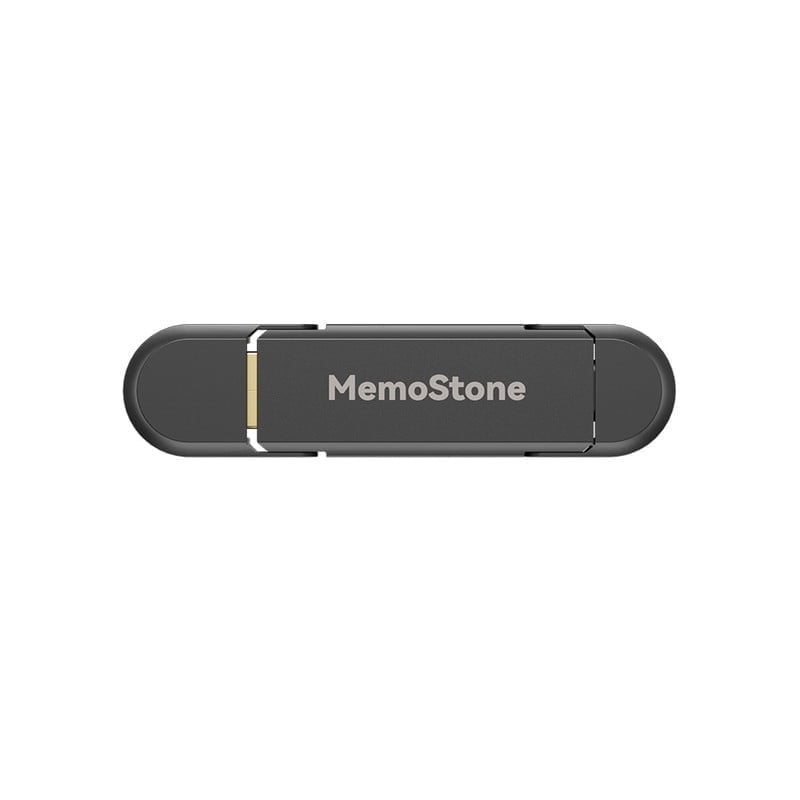 KingSpec MemoStone 1TB External SSD, USB 3.2 Gen2 Dual Type A/C Interface - Up to 540MB/s, Portable Solid State Drive Perfectly Compatible with Smartphones/Laptops/Tablets/Desktops