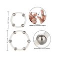 thumbnail image 3 of Steel Beaded Silicone Ring Set, 3 of 5