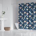 thumbnail image 2 of Dark Blue Fairy Moon Princess Pattern Shower Curtain 72"x84" ,Bathroom Decorative Shower Curtains Set with 12 Hooks,Modern Waterproof Washable Shower Curtain, 2 of 6
