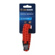 MIBRO Group 231580 550 lbs Bracelet en nylon 550 Para Cord rouge Tru-Guard
