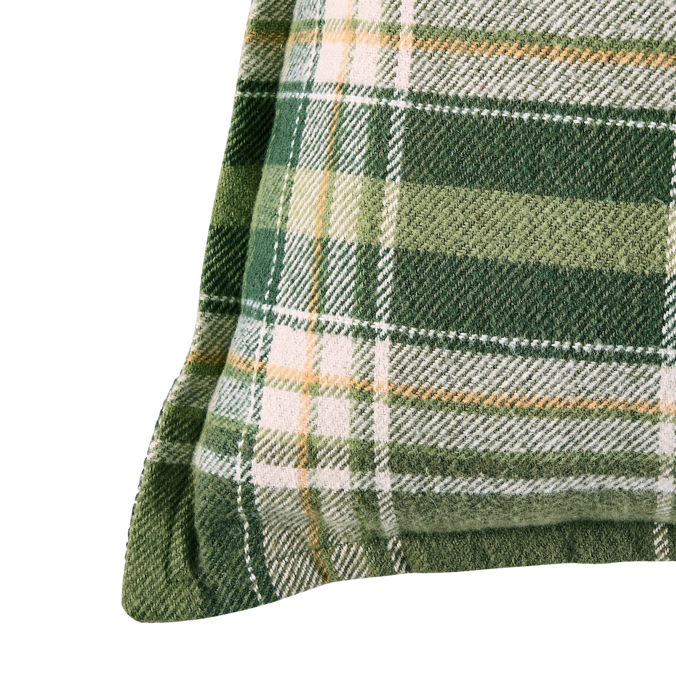 Better Homes & Gardens 20x20 Corin Plaid Throw Pillow, Green