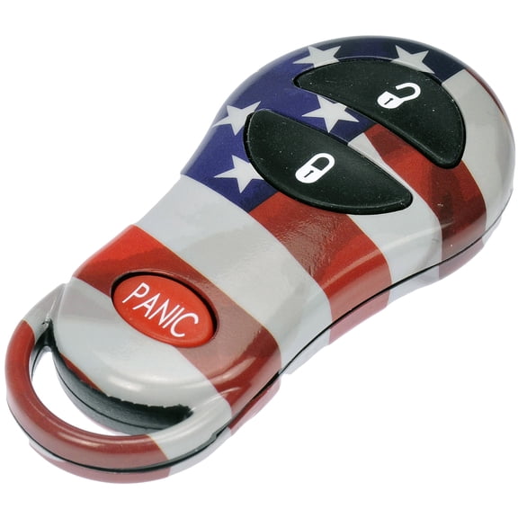 Dorman 13628US Keyless Entry Transmitter Cover for Specific Chrysler / Dodge / Plymouth Models, Red; White; Blue Fits select: 1999-2005 DODGE RAM 1500, 1999-2005 DODGE RAM 2500