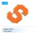 thumbnail image 3 of Uxcell Chenille Letter x Patches Large Size 3.15"x2.17" 3PCS(Orange) Shape S, 3 of 6