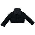 thumbnail image 4 of ZHOGXU Women's Coat Long Sleeve Lapel Solid Color Zipper Plush Comfortable Stylish Jacket For Casual Daily Wear Black L, 4 of 4