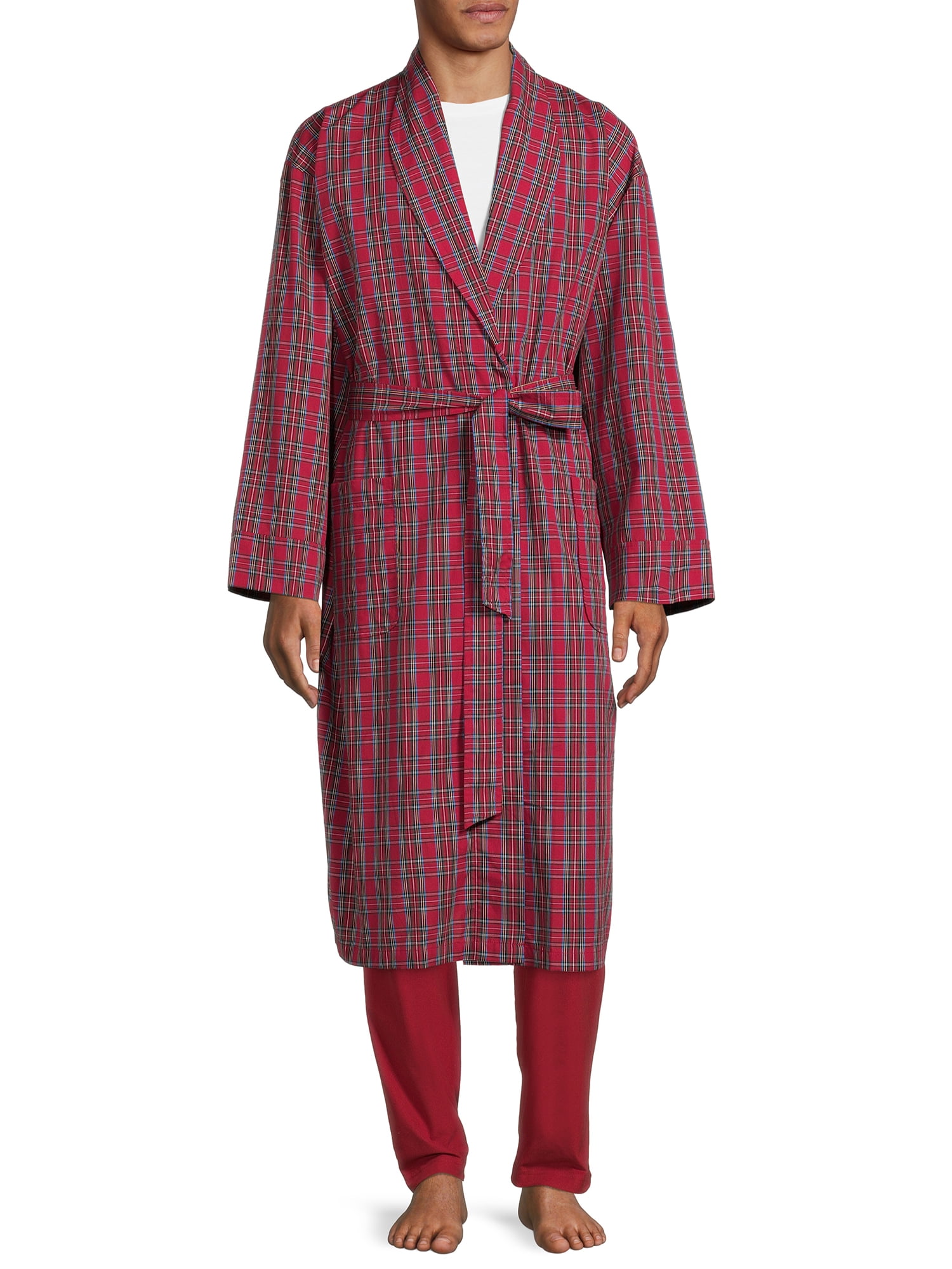 Hanes Men's and Big Men's Woven Shawl Pajama Robe