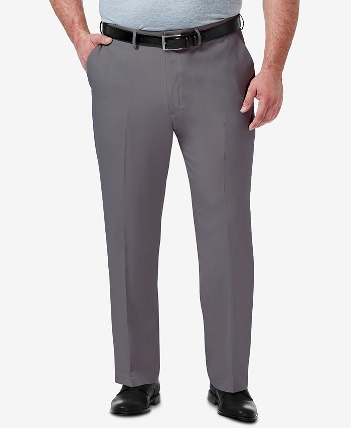 パンツ CLASSIC FIT TROUSERS GRAIGE Haggar Mens Big & Tall Wrinkle Free Dress Pants, Classic Fit