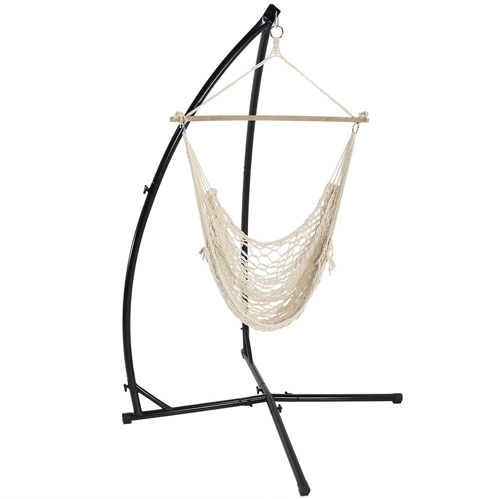 Sunnydaze Hanging Hammock X Stand Only Durable Steel Frame For Indoor Or Outdoor Chair Swings