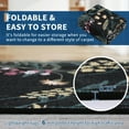 thumbnail image 3 of HOMERRY Washable 9' x 12' Area Rug for Living Room Farmhouse Modern Floral Black Rug Non Slip Large Indoor Carpet, 3 of 7