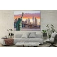 thumbnail image 5 of HFDF World's Heritage Famous Places Canvas Wall Art, Scenic Posters, Modern Landscapes Home Decor (31 New York - USA, - Ready to Hang) 18x12inch Framed, 5 of 5