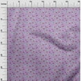 thumbnail image 2 of oneOone Viscose Chiffon Pastel Purple Fabric Flower & Leaves Watercolor Sewing Fabric By The Yard Printed Diy Clothing Sewing Supplies 42 Inch Wide, 2 of 4