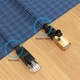 thumbnail image 3 of J&D 20 ft Cat6 Ethernet Cable, 250Mhz 1Gbps High Speed Network Cable Slim Long Flat, Black, 3 of 7