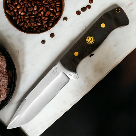 Kam Knife – A30 4116 Steel Black Handle Tactical Fixed Blade