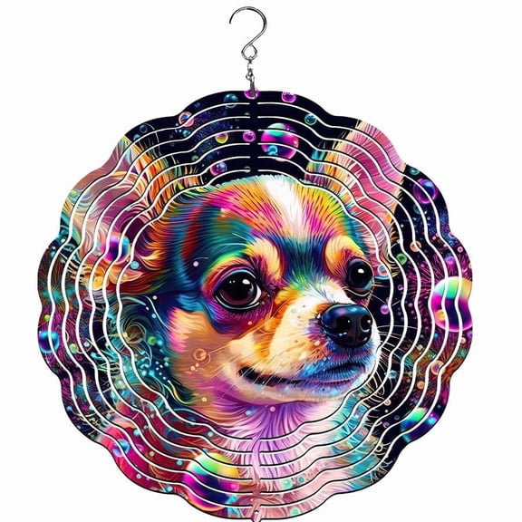 Chihuahua Wind Spinner