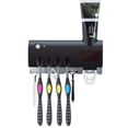 thumbnail image 2 of Toothbrush Sanitizer  Electric Toothbrush Holder with Sterilization Function  Wall Mounted Rechargeable UV Tooth Brush Holders for Bathroom  Automatic Toothpaste Dispenser with 4 Toothbru, 2 of 9